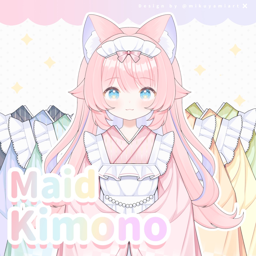 【Vtuberさん向け】Maid Kimono 💫