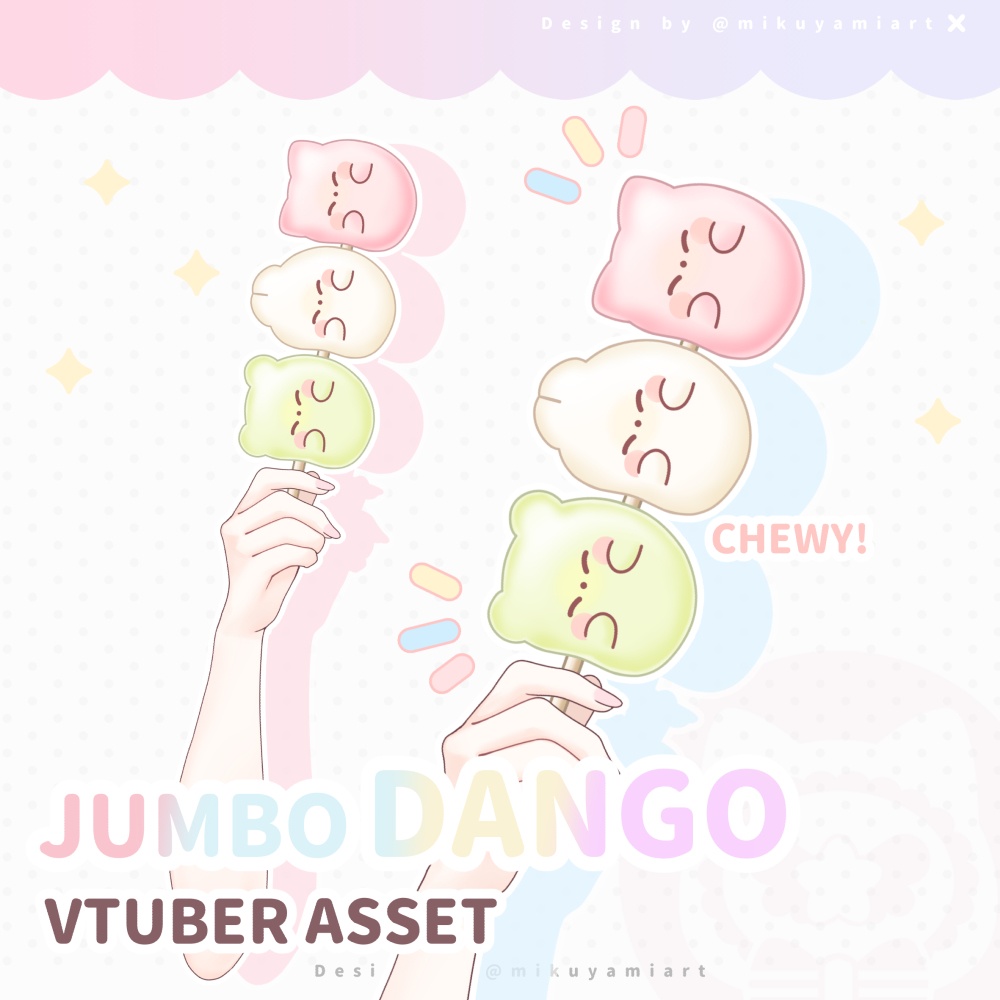 【Vtuberさん向け】 Jumbo Dango ✦