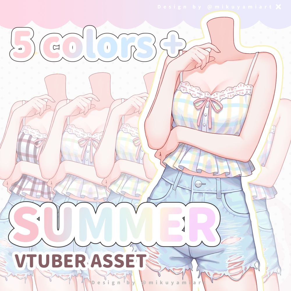 【Vtuberさん向け】 Summer outfit ✦