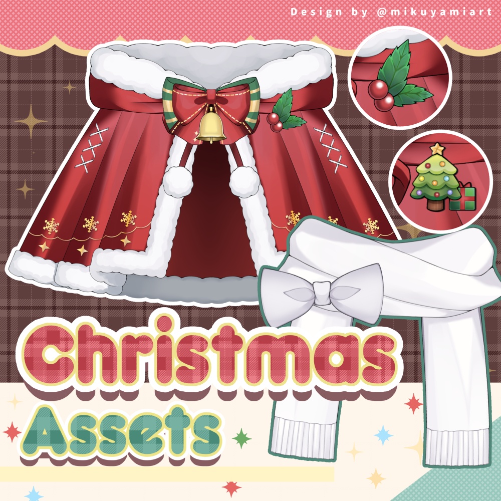 【Vtuberさん向け】Christmas Asset ✦