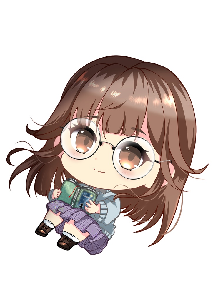 私と月の距離(BOOTH限定イラスト)