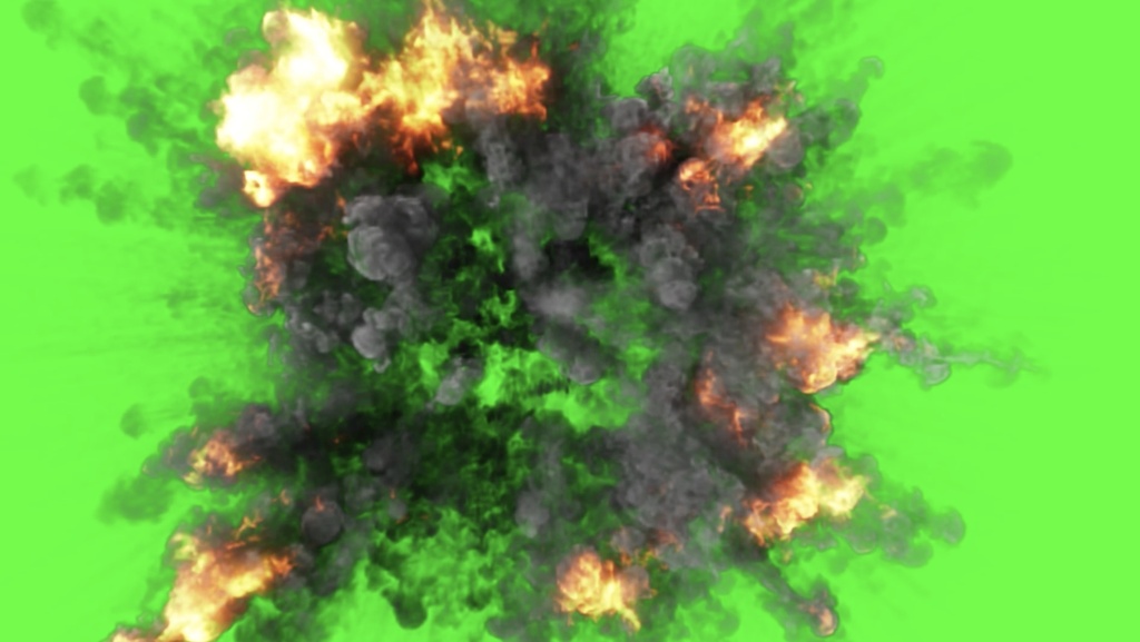 重ねるだけで大爆発|爆炎・爆煙エフェクト【クロマキー・加算合成OK】