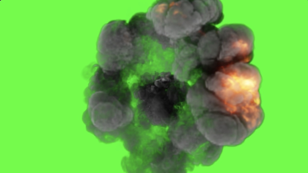 重ねるだけで大爆発|爆炎・爆煙エフェクト【クロマキー・加算合成OK】
