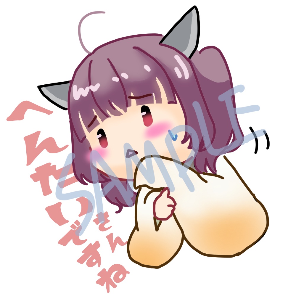 東北きりたん　ステッカー