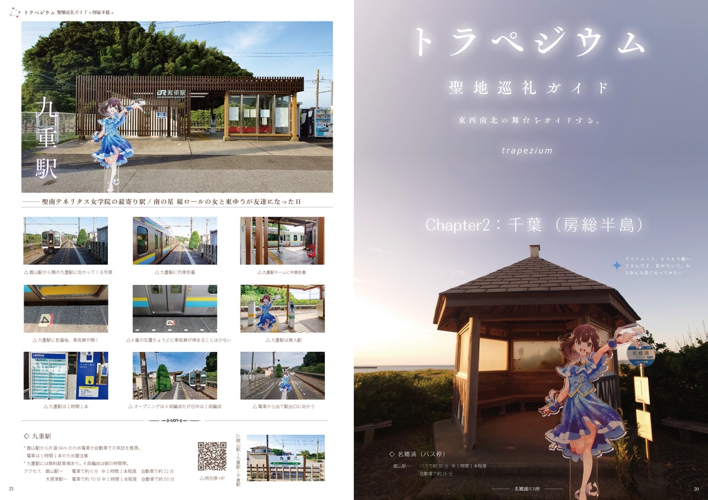 トラペジウム 聖地巡礼ガイド 方位磁針(仮)