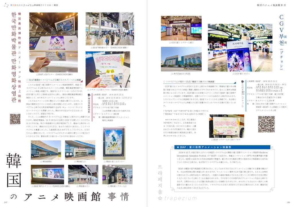 東西南北のトラペジウム映画館ガイド