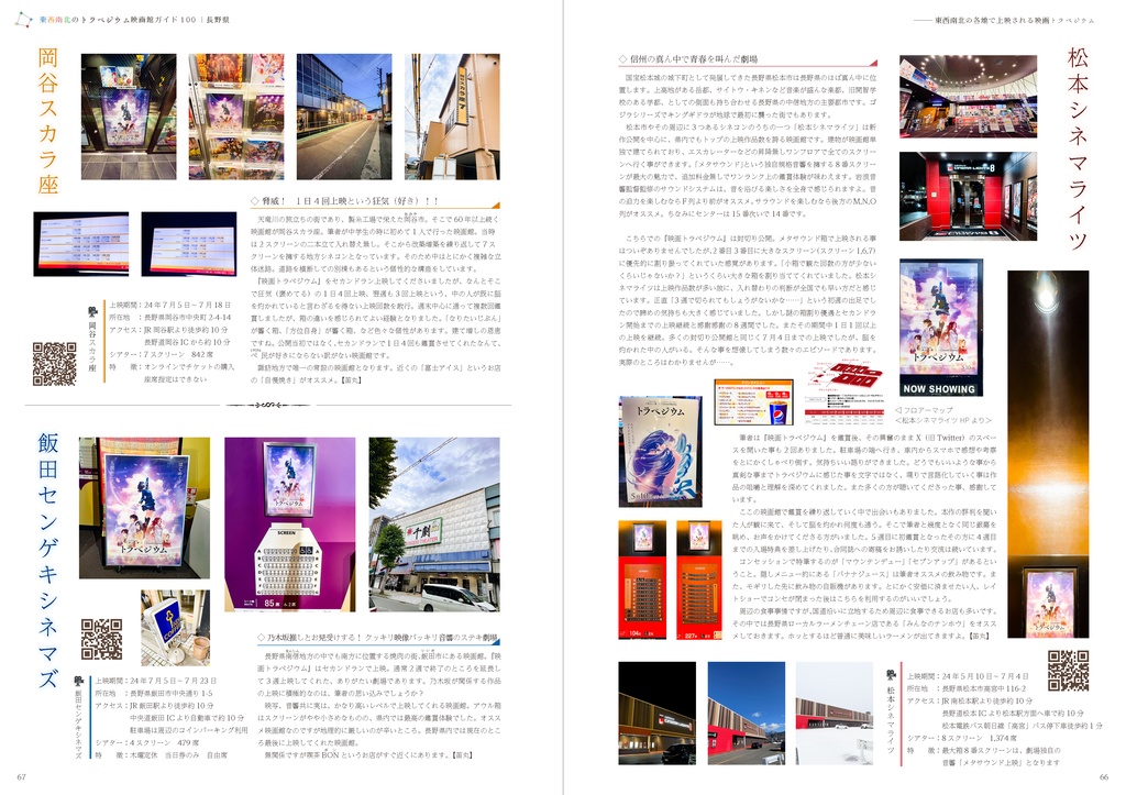 東西南北のトラペジウム映画館ガイド