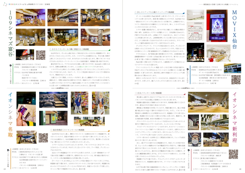 東西南北のトラペジウム映画館ガイド 増補版