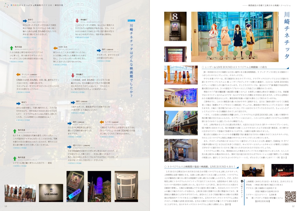 東西南北のトラペジウム映画館ガイド 増補版