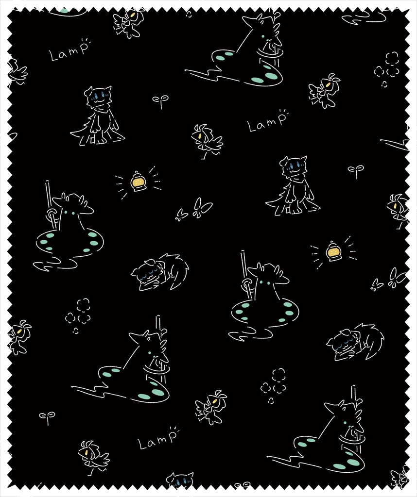 - LAMP -：眼鏡拭き