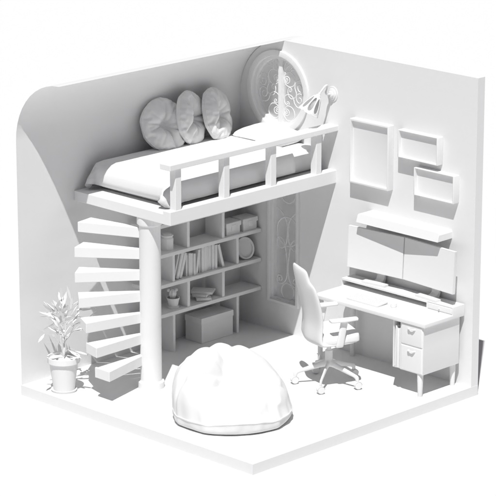 my room 01【blender】