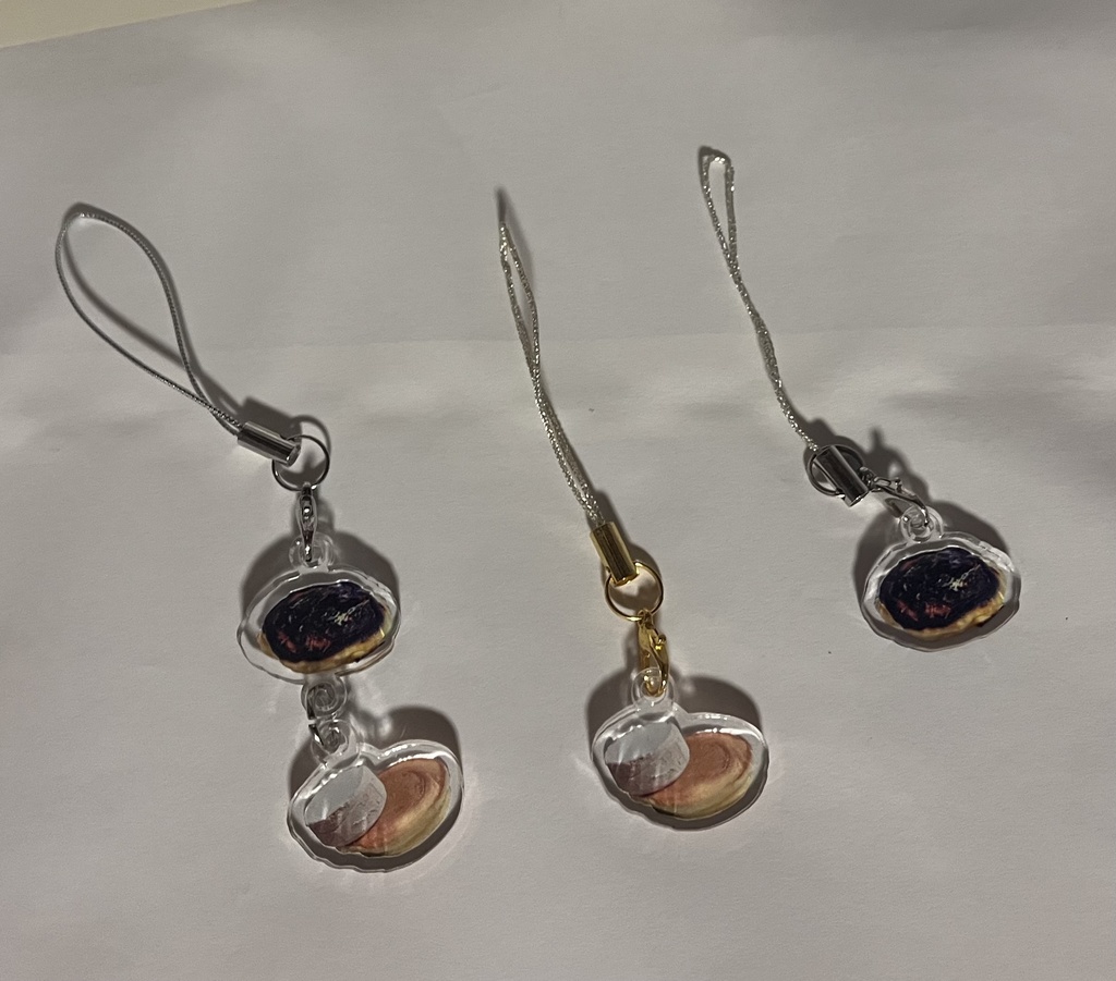 パンケーキ アクリルキーホルダー