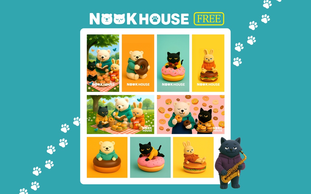 NOOK HOUSE – 無料ダウンロードセット