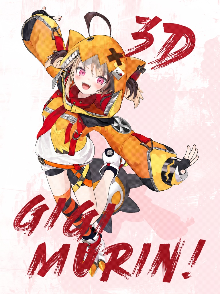 Gigi Murin Fan 3d MMD model