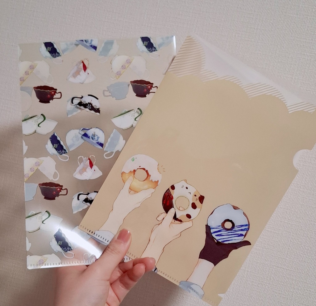 おやつなクリアファイル