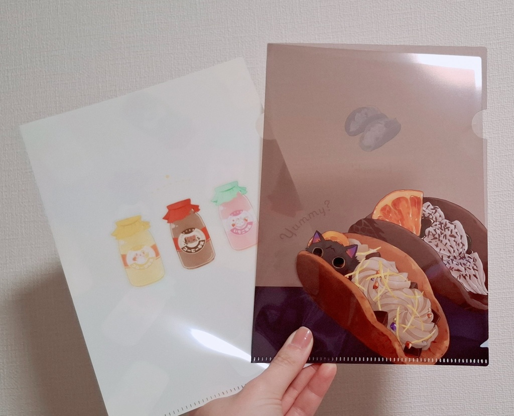 おやつなクリアファイル