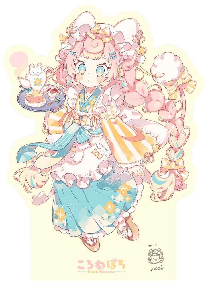 ころねぽち　等身大パネル