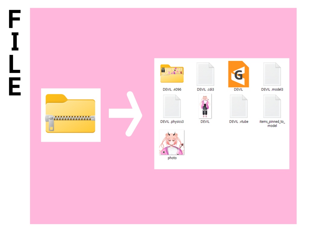 【限定一点】【Vtube Studio対応】 DEVIL Live2D Model