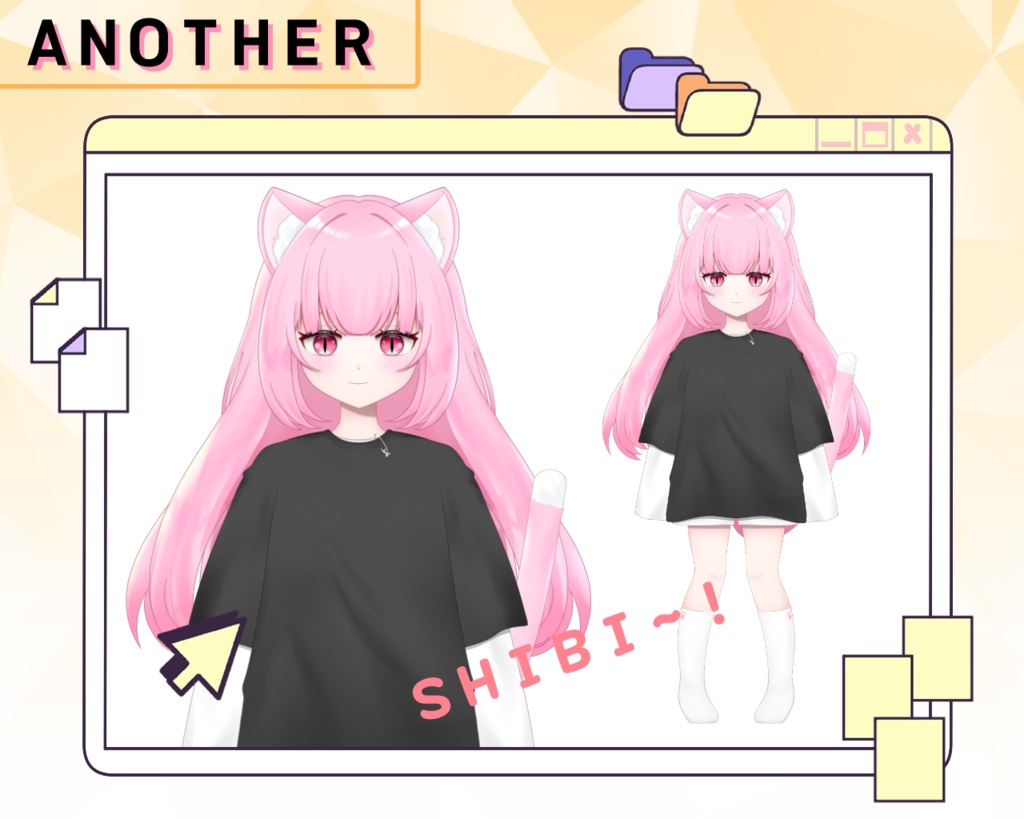 【Vtube Studio対応】CAT Live2D Model