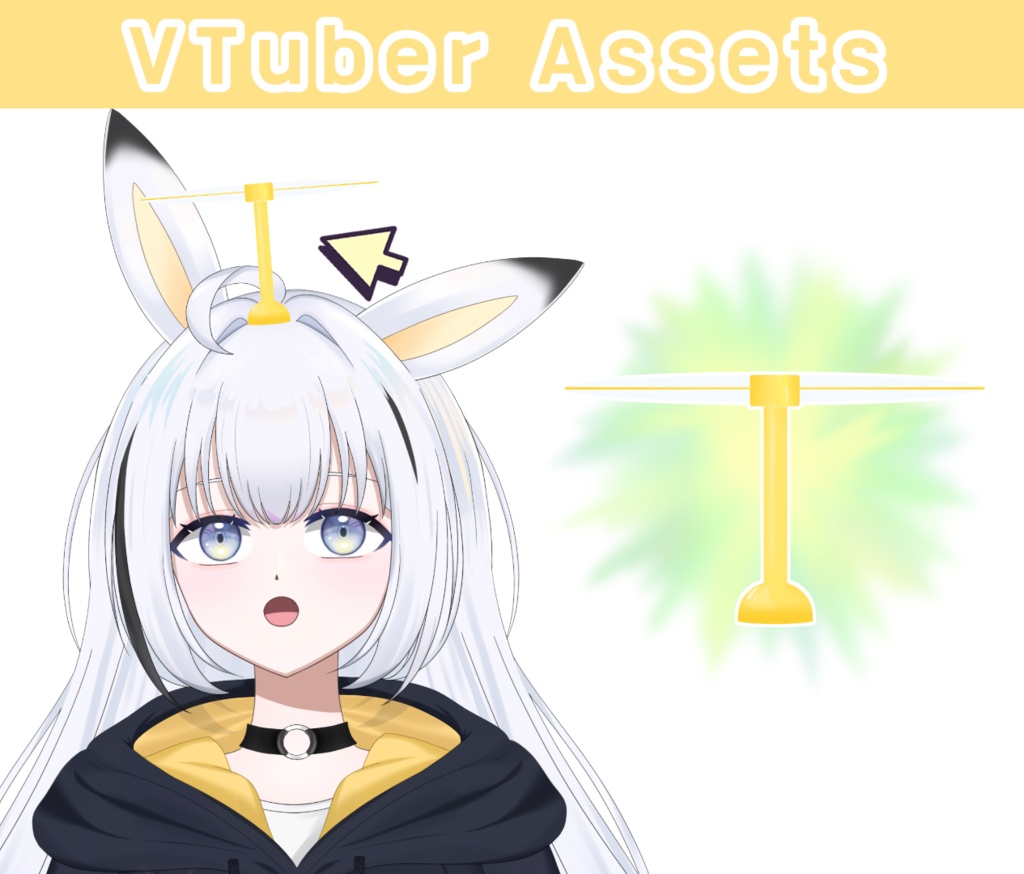 【Live2D】 Doraemon helicopter ★ VTuber Assets (VTube studio)