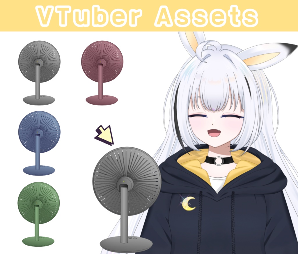 【Live2D】FAN ★ VTuber Assets (VTube studio)