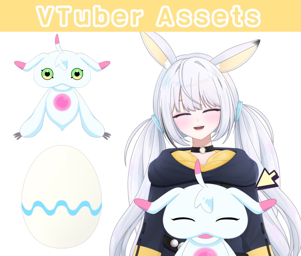 【Live2D】ウッコモン ★ VTuber Assets (VTube studio)