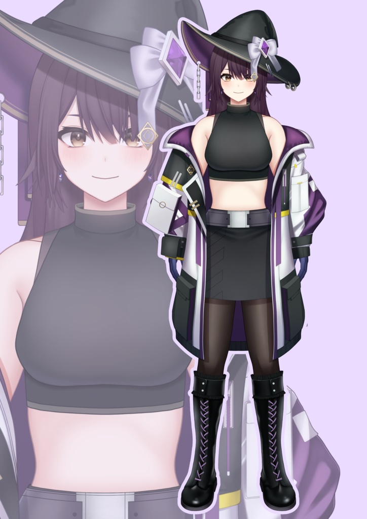 【VTS用】魔術師【女性Live2Dモデル6】