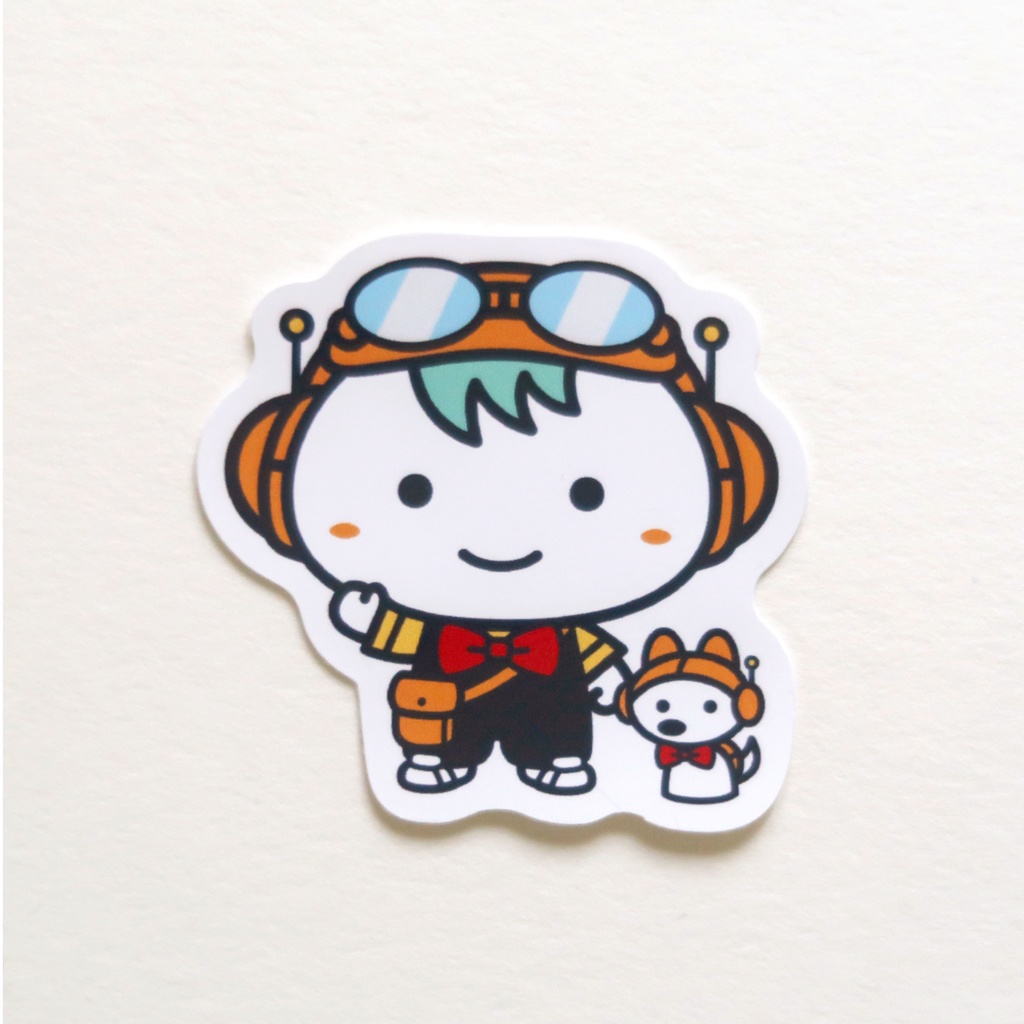 てっくん  ステッカー