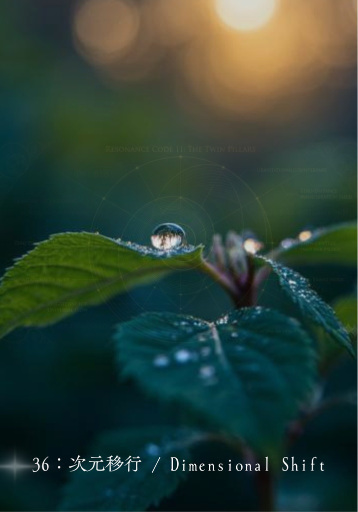 『マトリックス・デコード(Matrix Decode)』 〜自己変容と次元移行のための36の対話〜 Human OS Update Oracle