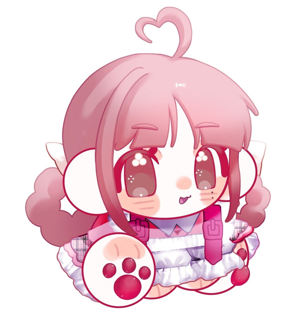 たぴおかみるくてぃーちゃんのミニステッカー