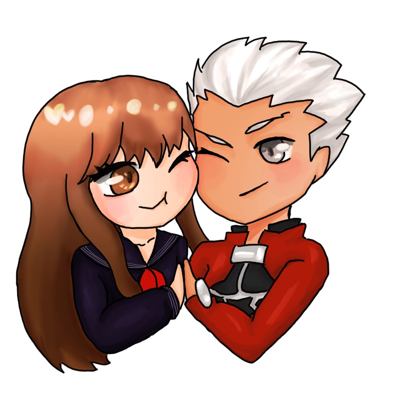 弓女主アクリルキーホルダー