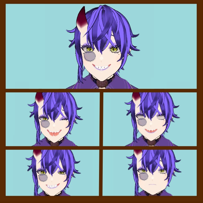 【Vroid】蛇目の執事【VRChat Avatar】