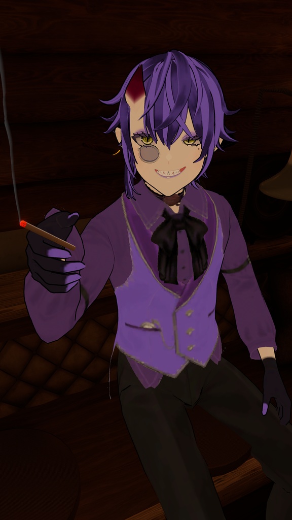 【Vroid】蛇目の執事【VRChat Avatar】