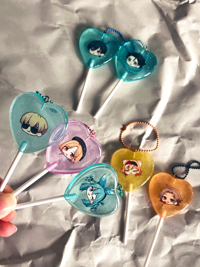 ペロキャンアクリルキーホルダー