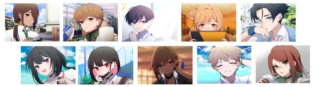 学パロ風ブロマイド（現在10種）