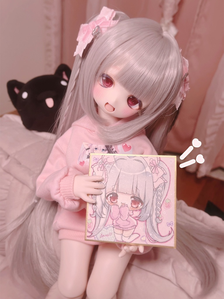 やみちゃ直筆豆色紙