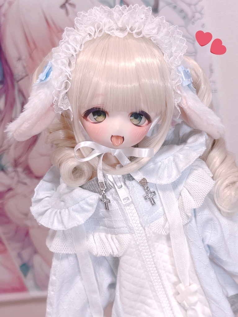 水色 うさちゃん