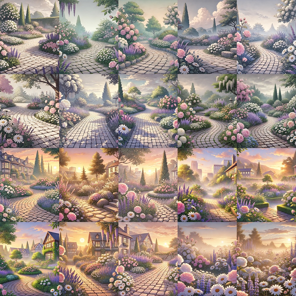 2Dアセットパック | 庭園イメージコレクション