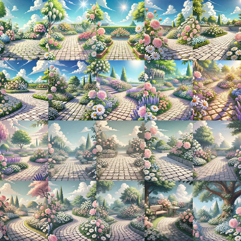 2Dアセットパック | 庭園イメージコレクション