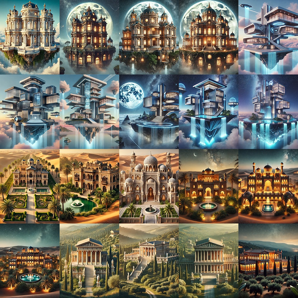 2Dアセットパック | ファンタジー邸宅 イメージ 100種類コレクション