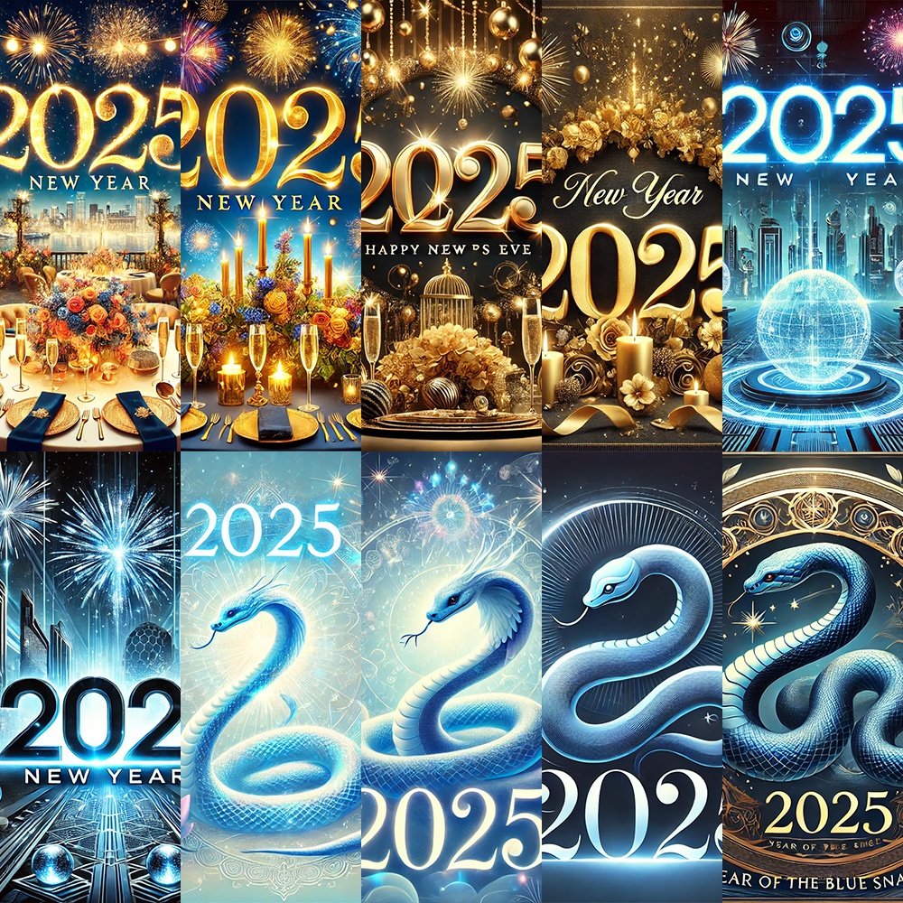 2Dアセットパック | 2025年新年イメージパック