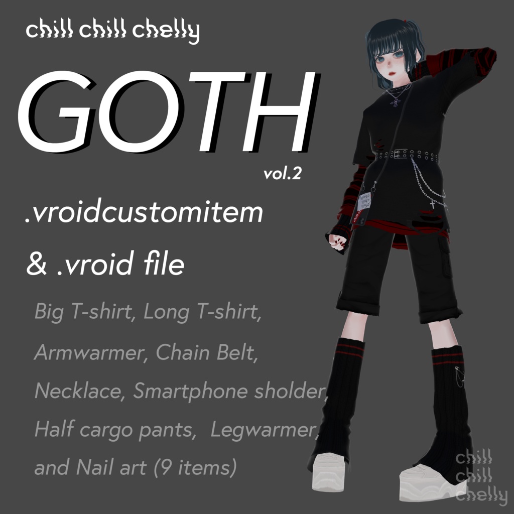 [VRoid] GOTH vol.2 [#chillchillchelly]