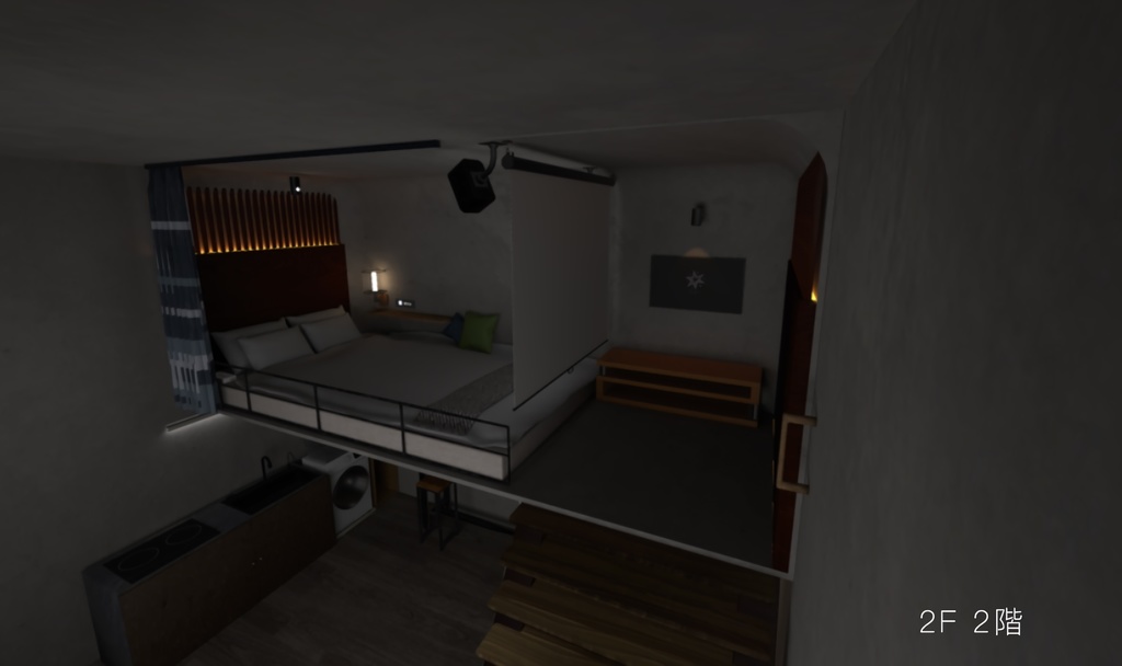 【ワールド導入解説付き】Hidden LoftRoom ヒデンロフトルーム 【全プラットフォーム対応】