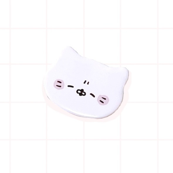 ねこたろ缶バッチ(わら)