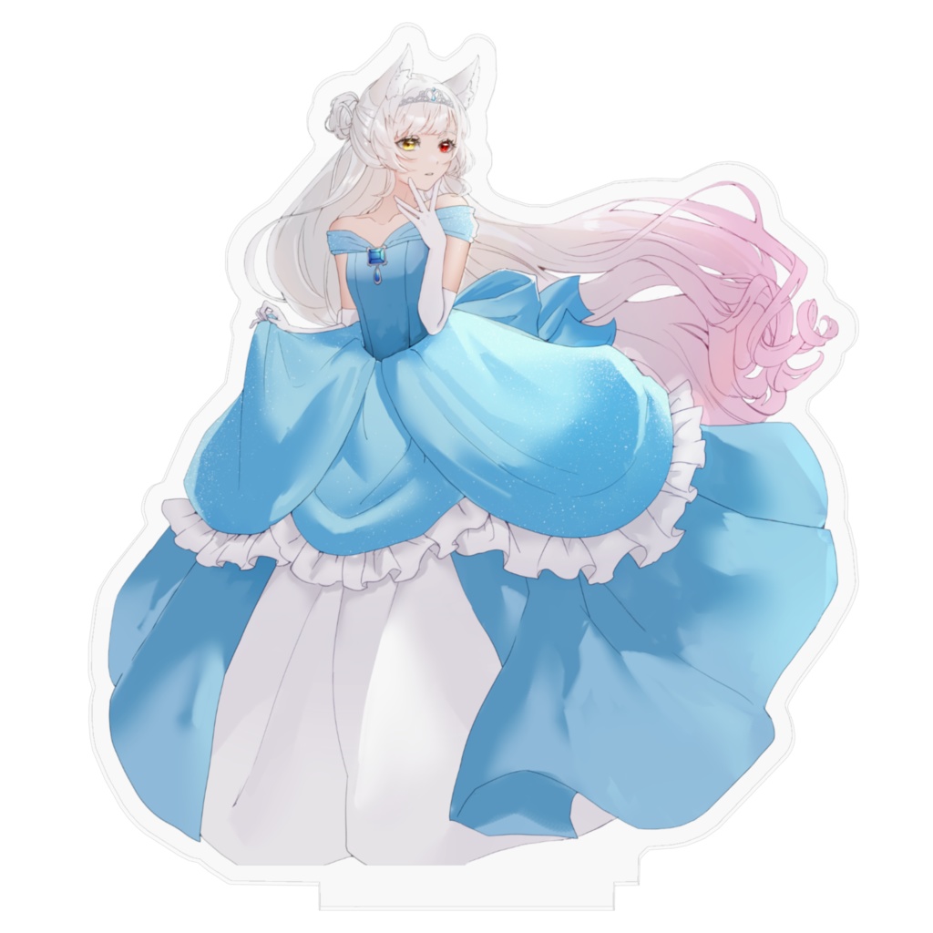 2周年記念 タロットカード風シンデレラ美紅 アクリルスタンド 憂い 2nd anniversary tarot card style Cinderella Miku acrylic stand troubled face