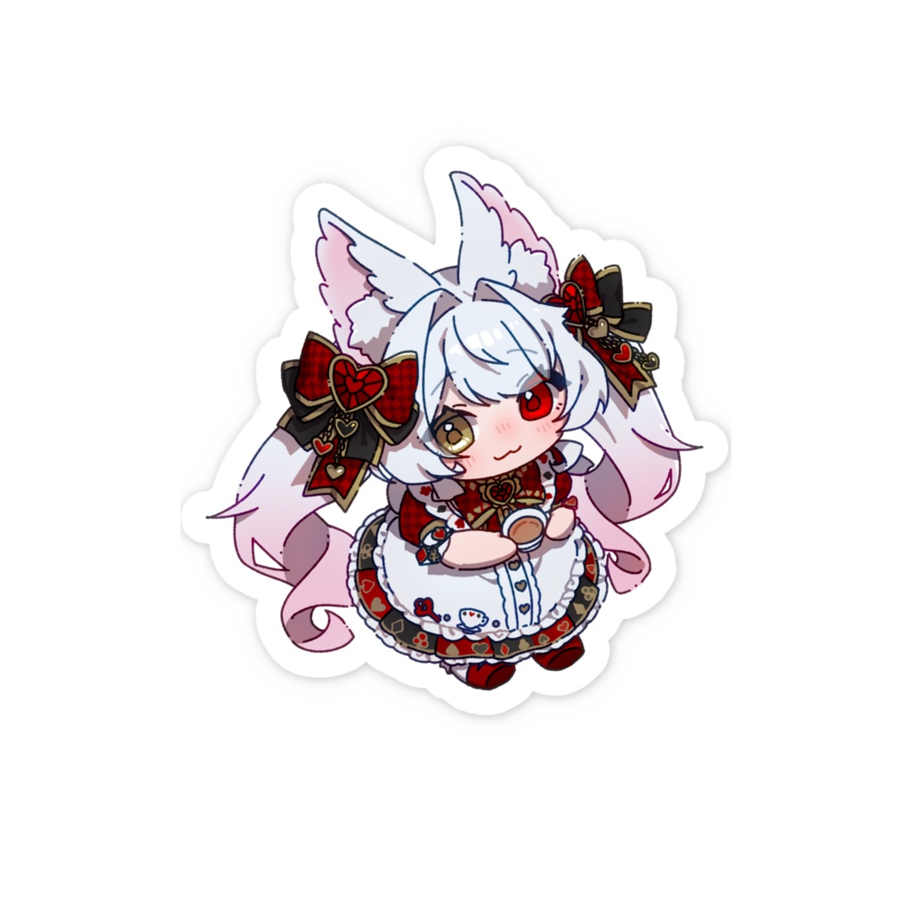 5周年記念新規衣装 スマホステッカー 5th Anniversary New Costume Smartphone Sticker