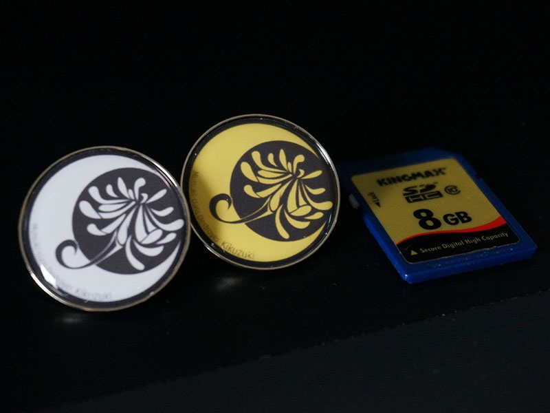 菊月ロゴピンバッジ(Factory品)