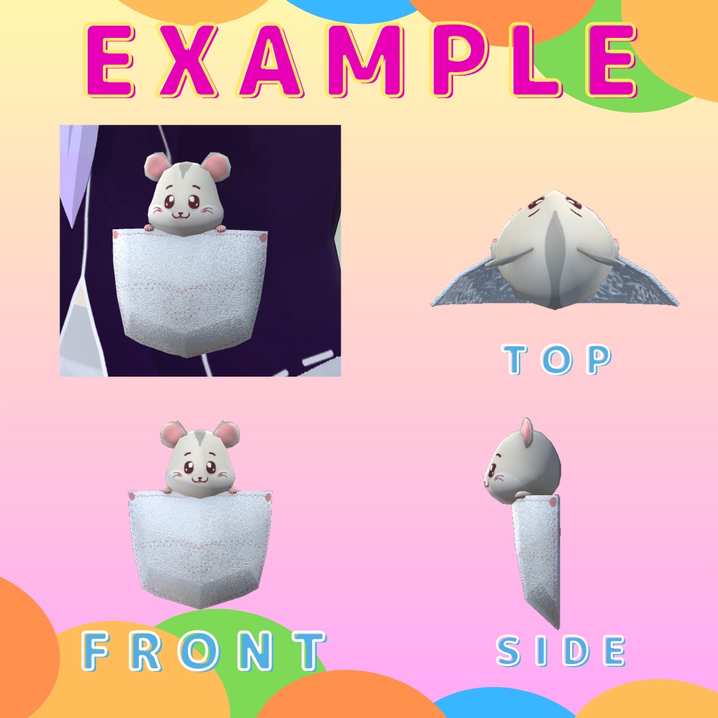 【3D】ぽけっとハムスター【VRChat】