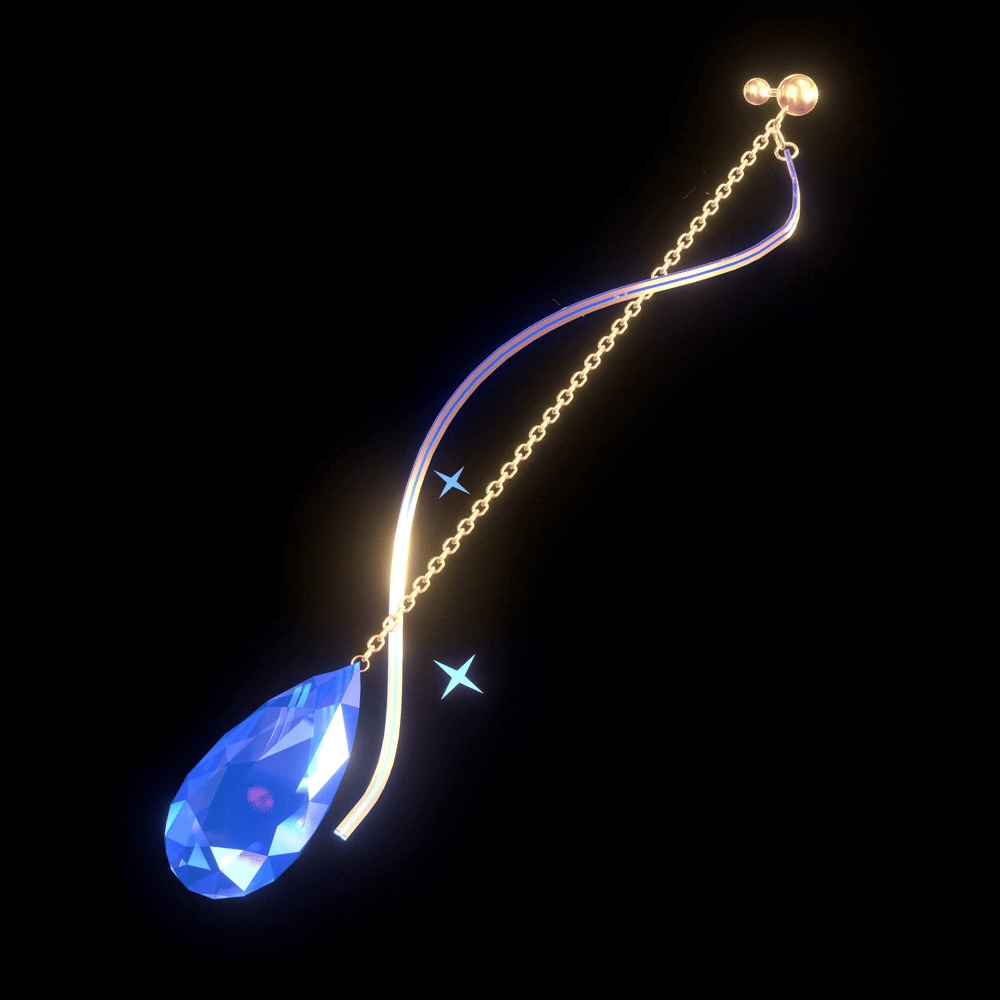 星雫のイヤリング ~Star Drop Earrings~