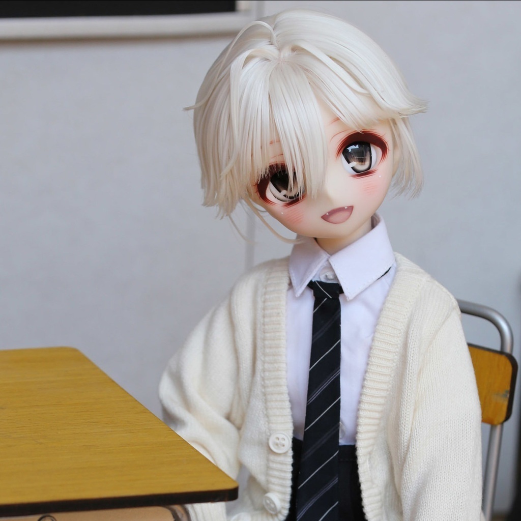 【003】 スクールカーディガン (MDD、SDM サイズ)